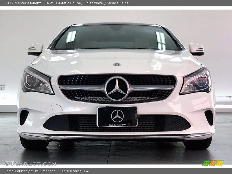 Polar White / Sahara Beige 2019 Mercedes-Benz CLA 250 4Matic Coupe
