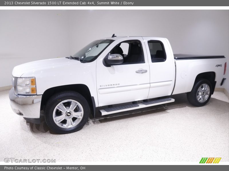 Summit White / Ebony 2013 Chevrolet Silverado 1500 LT Extended Cab 4x4