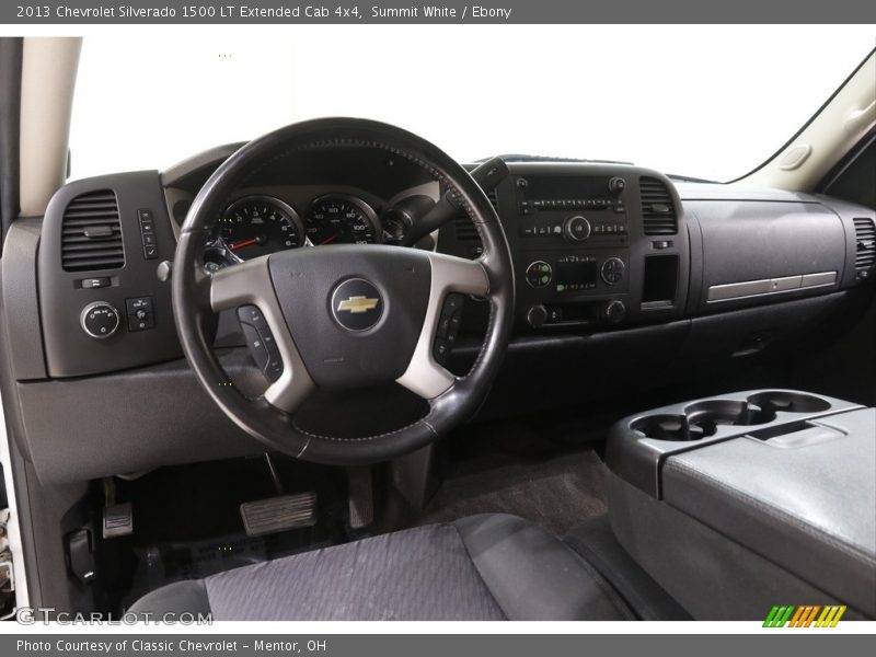 Summit White / Ebony 2013 Chevrolet Silverado 1500 LT Extended Cab 4x4