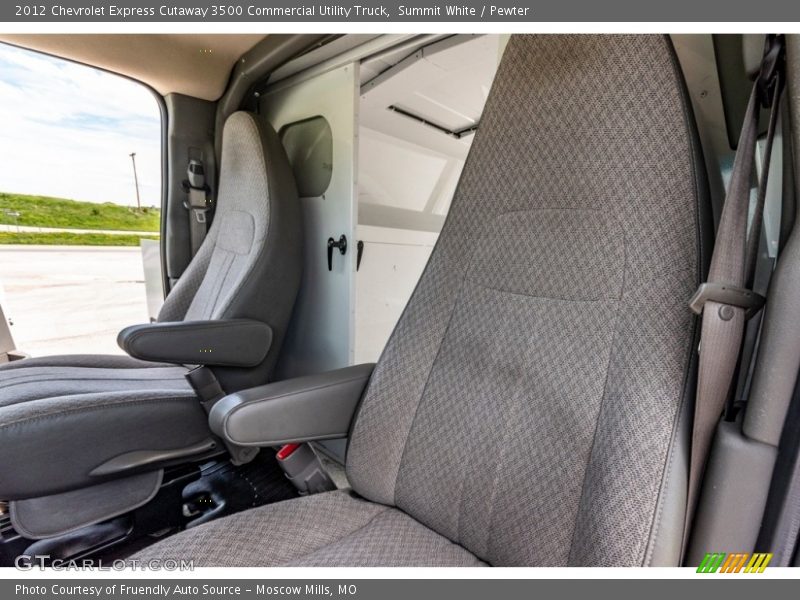 Summit White / Pewter 2012 Chevrolet Express Cutaway 3500 Commercial Utility Truck