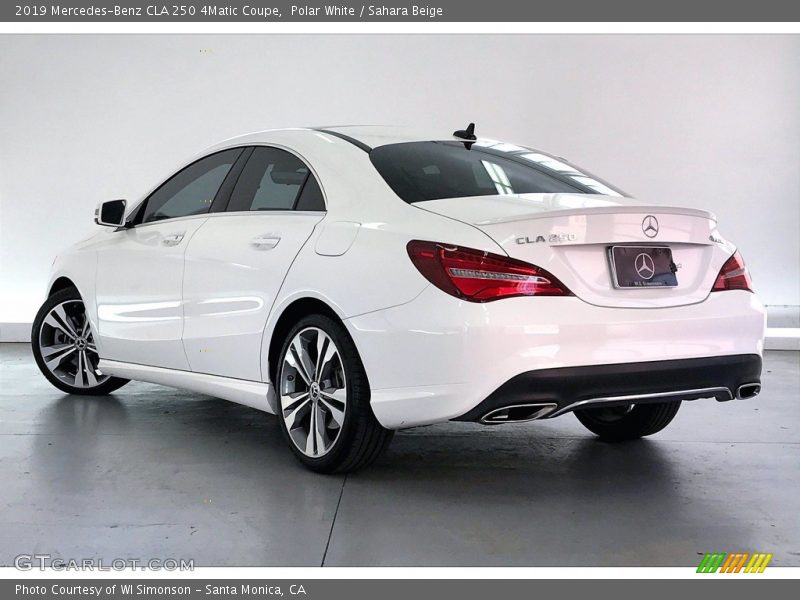 Polar White / Sahara Beige 2019 Mercedes-Benz CLA 250 4Matic Coupe