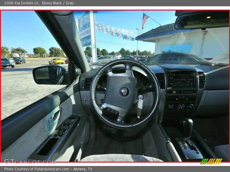 Ebony Black / Gray 2006 Kia Sorento LX