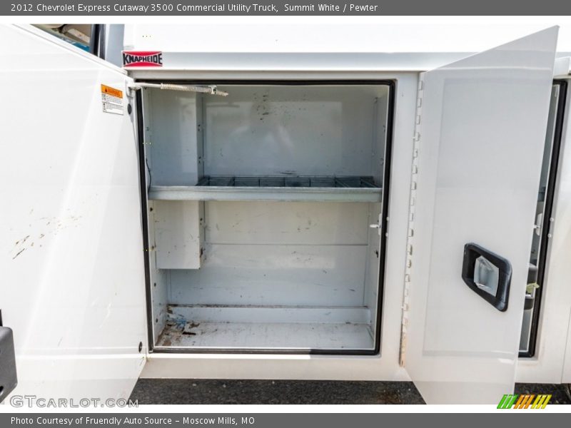 Summit White / Pewter 2012 Chevrolet Express Cutaway 3500 Commercial Utility Truck