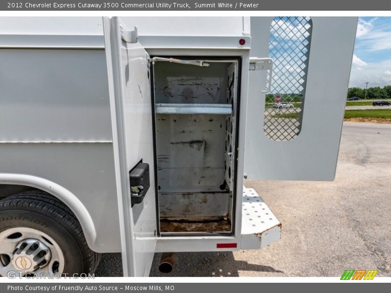 Summit White / Pewter 2012 Chevrolet Express Cutaway 3500 Commercial Utility Truck