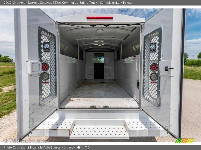Summit White / Pewter 2012 Chevrolet Express Cutaway 3500 Commercial Utility Truck