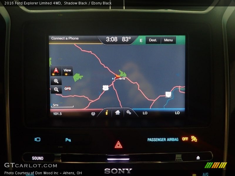 Shadow Black / Ebony Black 2016 Ford Explorer Limited 4WD