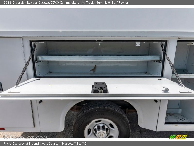 Summit White / Pewter 2012 Chevrolet Express Cutaway 3500 Commercial Utility Truck