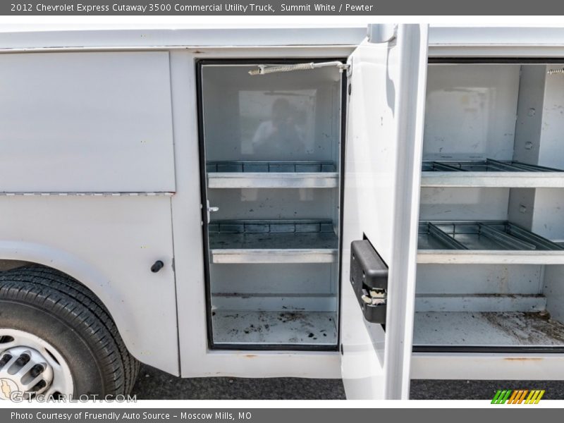 Summit White / Pewter 2012 Chevrolet Express Cutaway 3500 Commercial Utility Truck