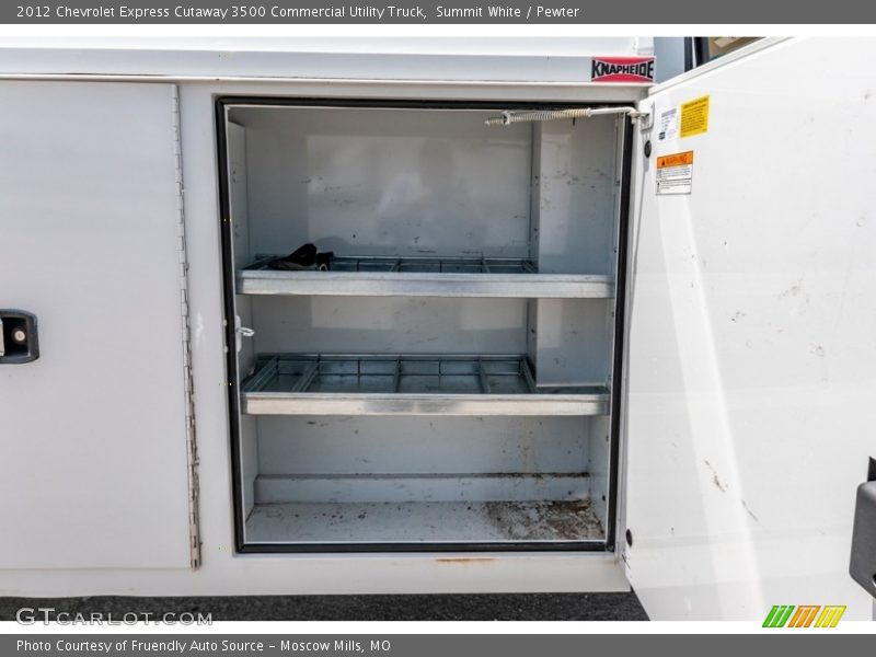 Summit White / Pewter 2012 Chevrolet Express Cutaway 3500 Commercial Utility Truck