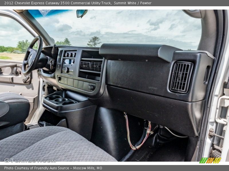 Summit White / Pewter 2012 Chevrolet Express Cutaway 3500 Commercial Utility Truck
