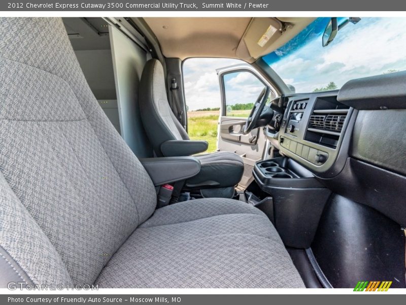 Summit White / Pewter 2012 Chevrolet Express Cutaway 3500 Commercial Utility Truck