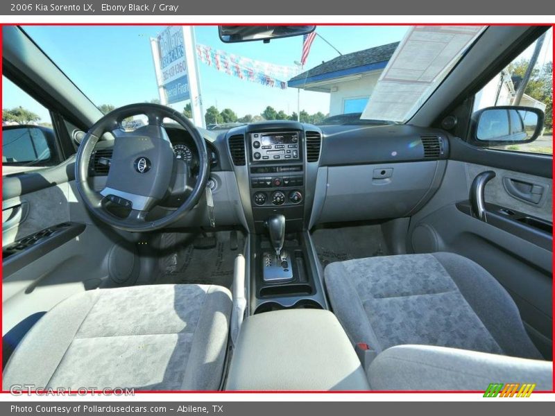 Ebony Black / Gray 2006 Kia Sorento LX
