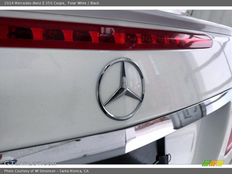 Polar White / Black 2014 Mercedes-Benz E 350 Coupe