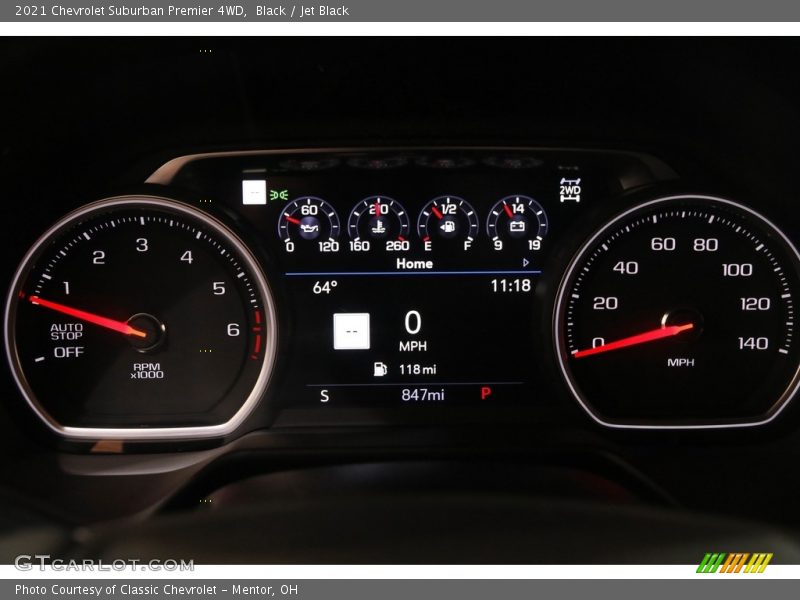 Black / Jet Black 2021 Chevrolet Suburban Premier 4WD