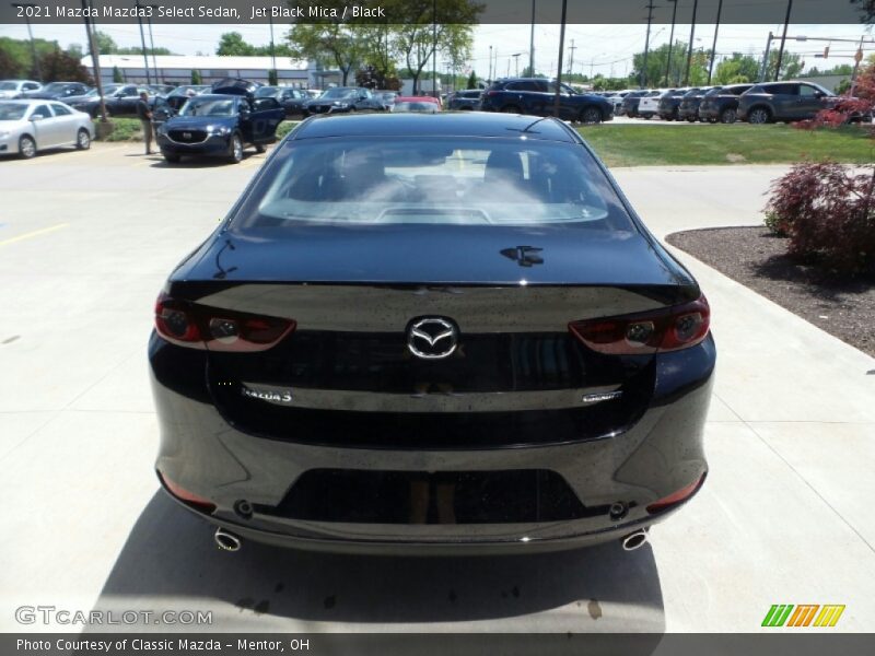 Jet Black Mica / Black 2021 Mazda Mazda3 Select Sedan