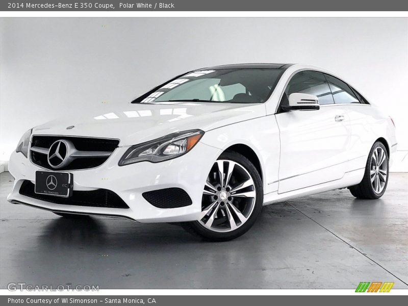 Polar White / Black 2014 Mercedes-Benz E 350 Coupe