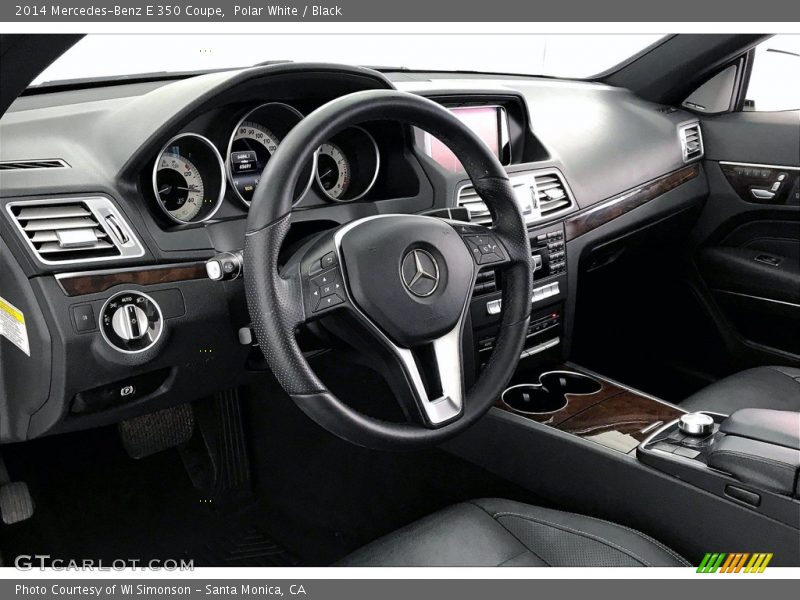 Polar White / Black 2014 Mercedes-Benz E 350 Coupe