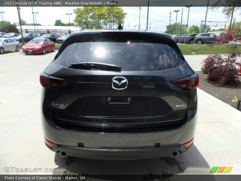 Machine Gray Metallic / Black 2021 Mazda CX-5 Touring AWD