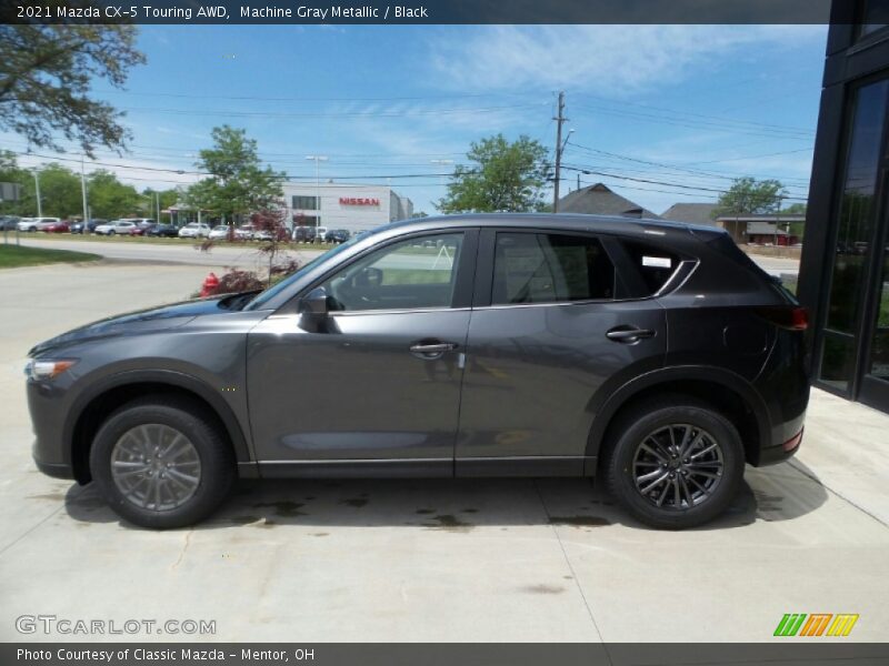 Machine Gray Metallic / Black 2021 Mazda CX-5 Touring AWD