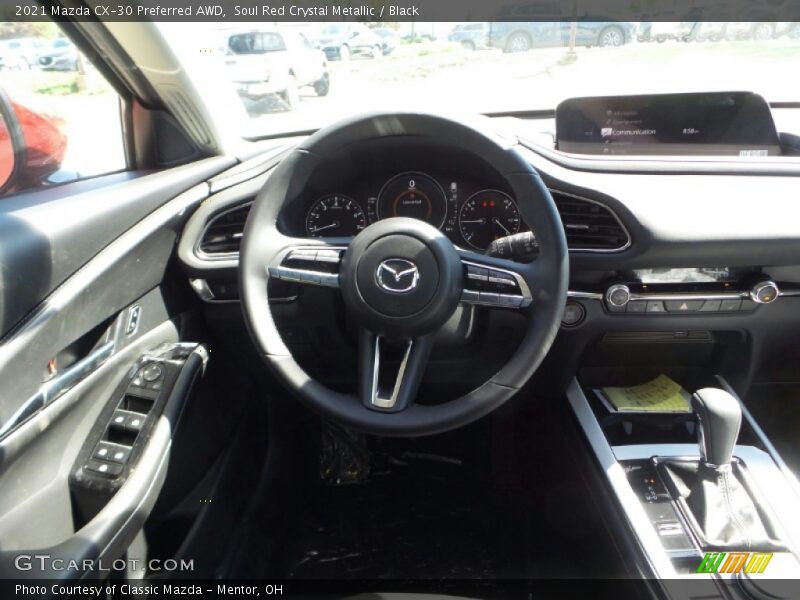 Soul Red Crystal Metallic / Black 2021 Mazda CX-30 Preferred AWD