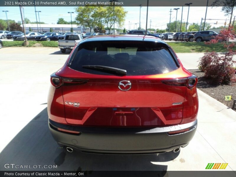 Soul Red Crystal Metallic / Black 2021 Mazda CX-30 Preferred AWD