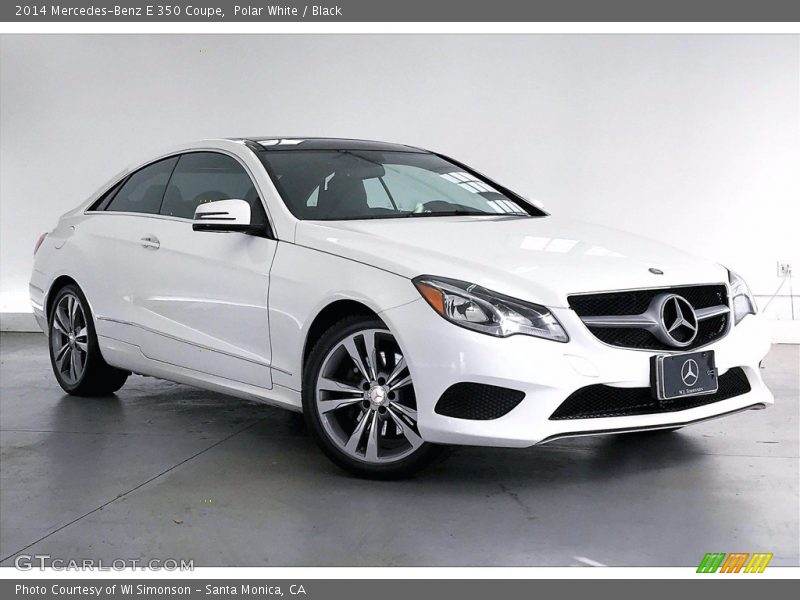 Front 3/4 View of 2014 E 350 Coupe