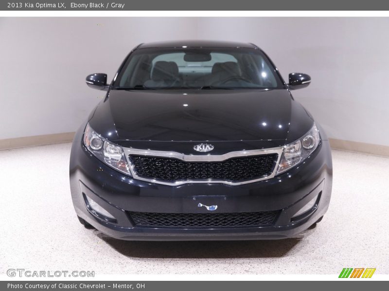 Ebony Black / Gray 2013 Kia Optima LX