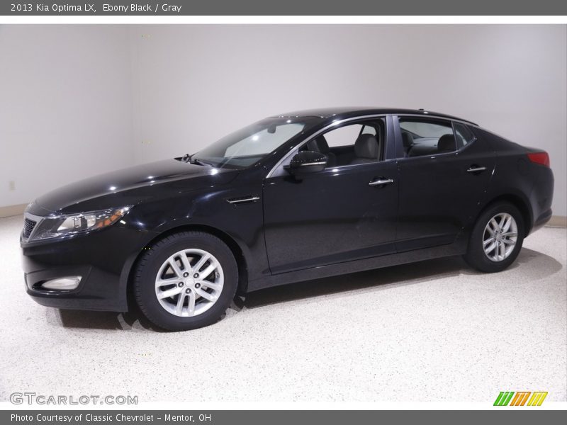 Ebony Black / Gray 2013 Kia Optima LX