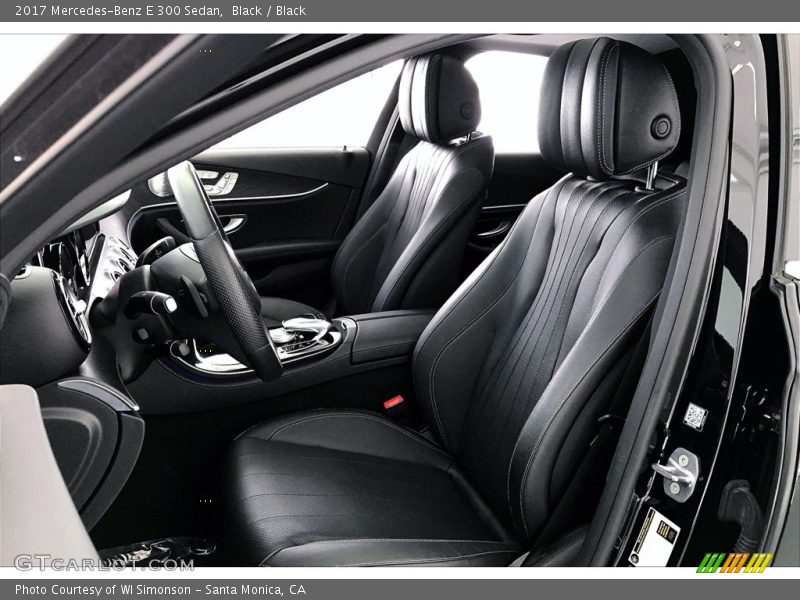 Black / Black 2017 Mercedes-Benz E 300 Sedan
