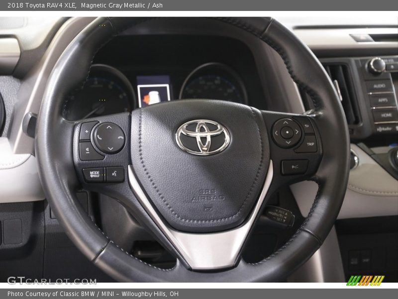 Magnetic Gray Metallic / Ash 2018 Toyota RAV4 XLE