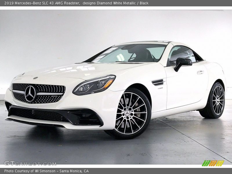  2019 SLC 43 AMG Roadster designo Diamond White Metallic