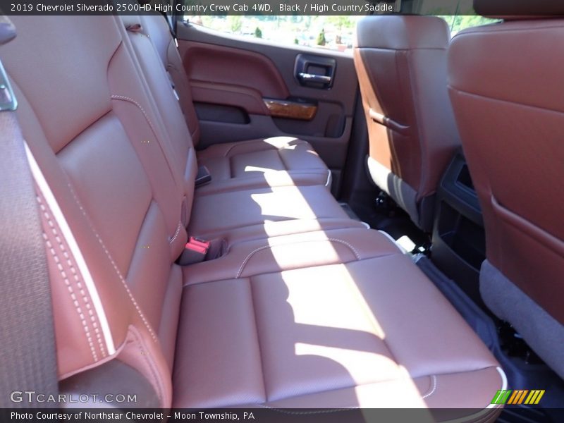 Rear Seat of 2019 Silverado 2500HD High Country Crew Cab 4WD