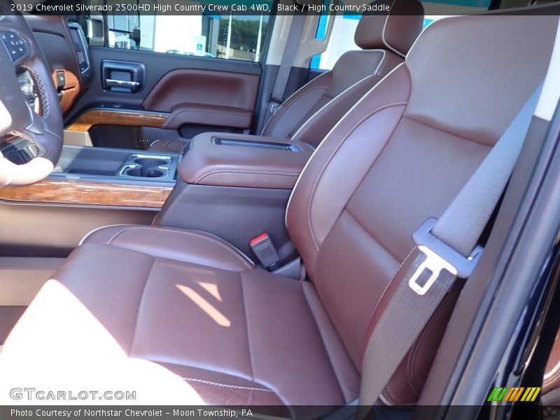 Front Seat of 2019 Silverado 2500HD High Country Crew Cab 4WD