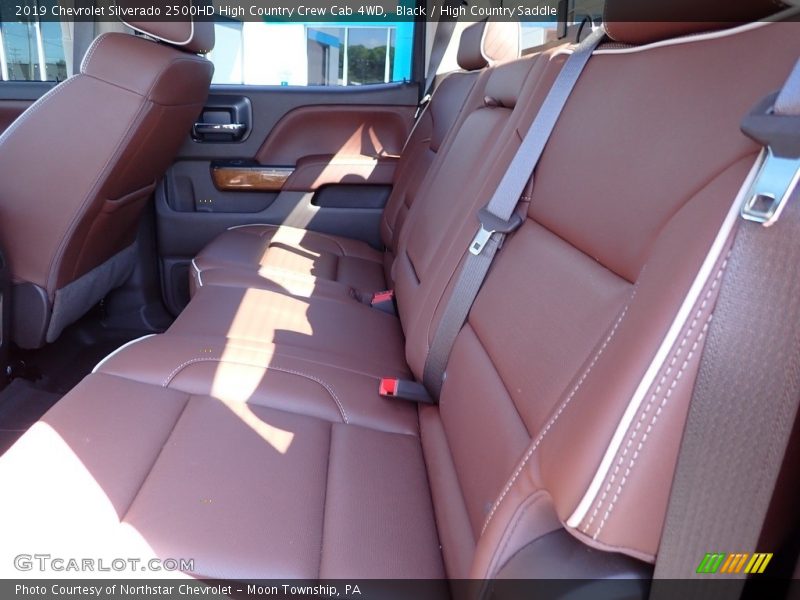Rear Seat of 2019 Silverado 2500HD High Country Crew Cab 4WD