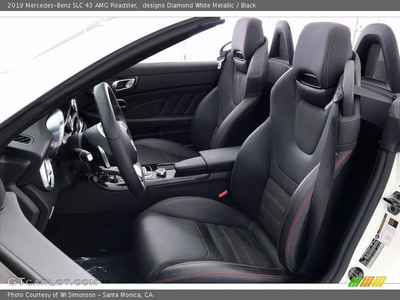 designo Diamond White Metallic / Black 2019 Mercedes-Benz SLC 43 AMG Roadster