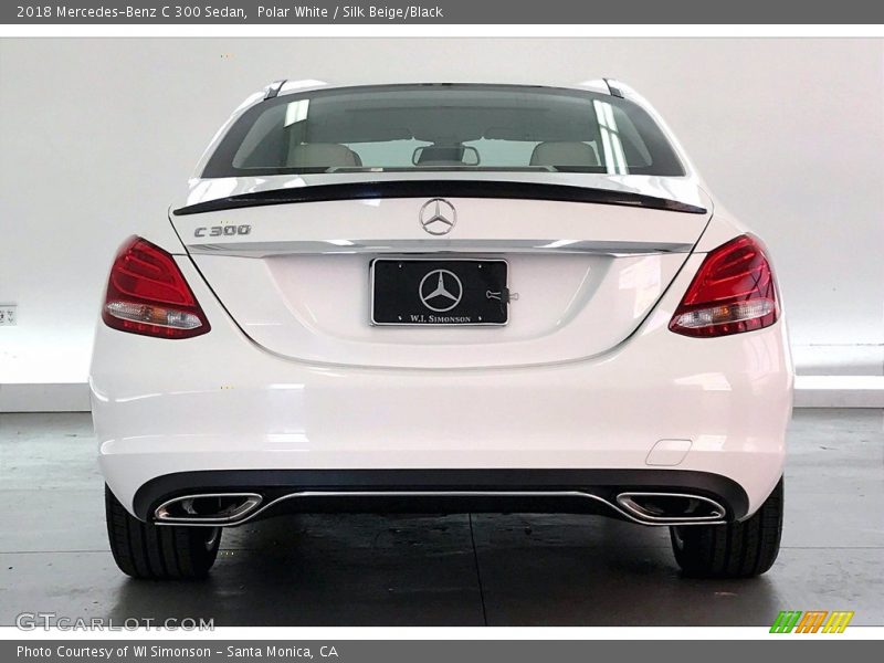 Polar White / Silk Beige/Black 2018 Mercedes-Benz C 300 Sedan