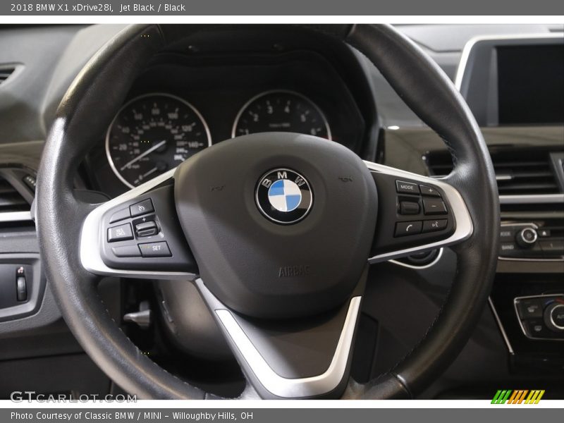 Jet Black / Black 2018 BMW X1 xDrive28i