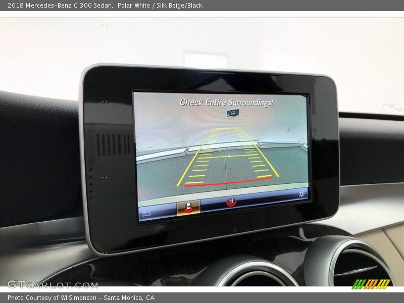 Polar White / Silk Beige/Black 2018 Mercedes-Benz C 300 Sedan