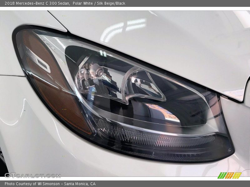 Polar White / Silk Beige/Black 2018 Mercedes-Benz C 300 Sedan