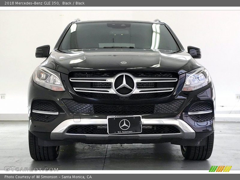 Black / Black 2018 Mercedes-Benz GLE 350