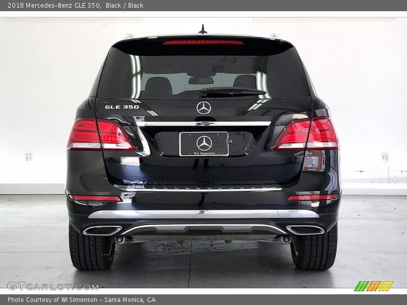 Black / Black 2018 Mercedes-Benz GLE 350
