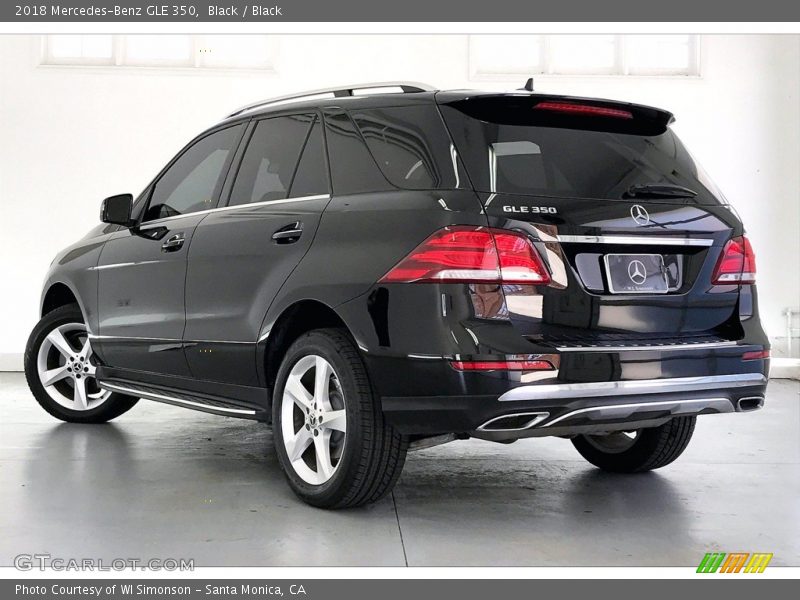 Black / Black 2018 Mercedes-Benz GLE 350
