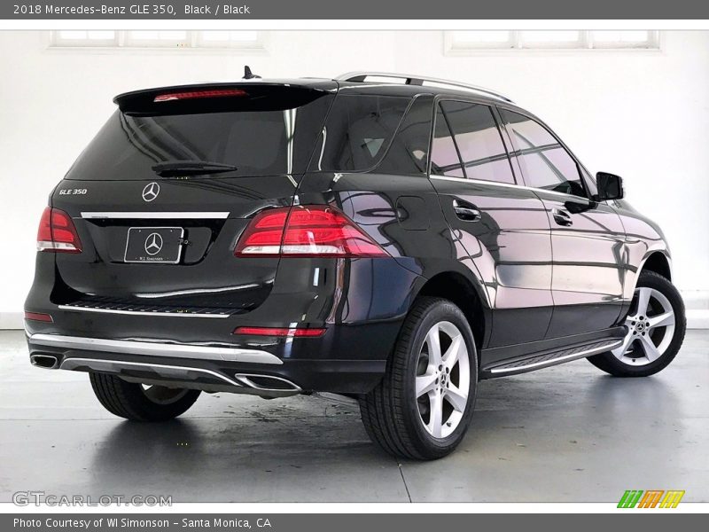 Black / Black 2018 Mercedes-Benz GLE 350