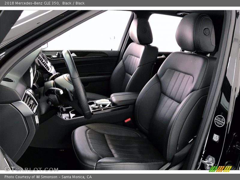 Black / Black 2018 Mercedes-Benz GLE 350
