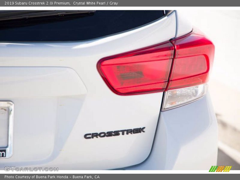 Crystal White Pearl / Gray 2019 Subaru Crosstrek 2.0i Premium