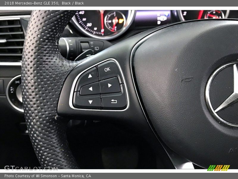 Black / Black 2018 Mercedes-Benz GLE 350
