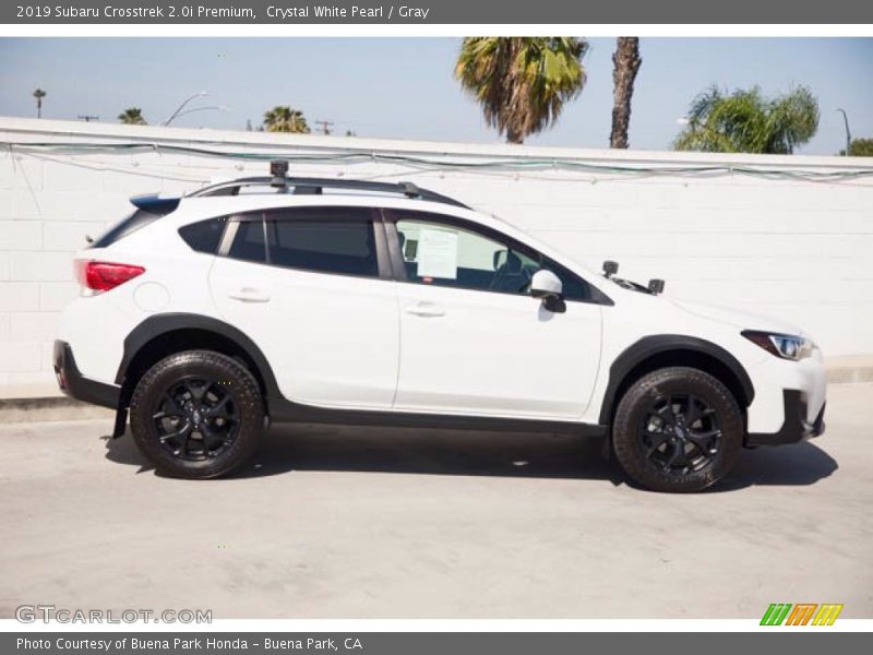 Crystal White Pearl / Gray 2019 Subaru Crosstrek 2.0i Premium