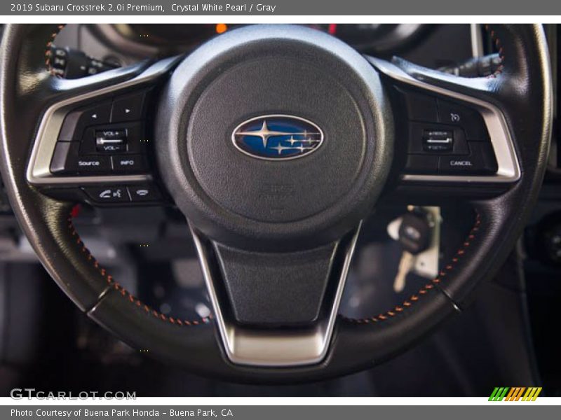 Crystal White Pearl / Gray 2019 Subaru Crosstrek 2.0i Premium