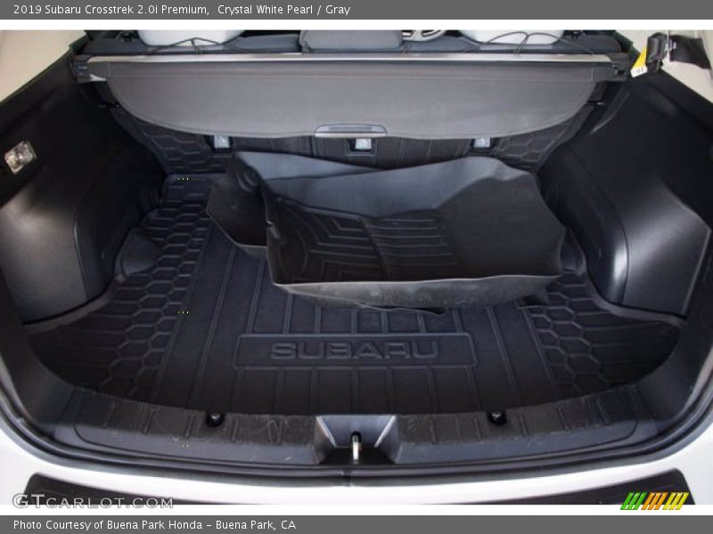 Crystal White Pearl / Gray 2019 Subaru Crosstrek 2.0i Premium