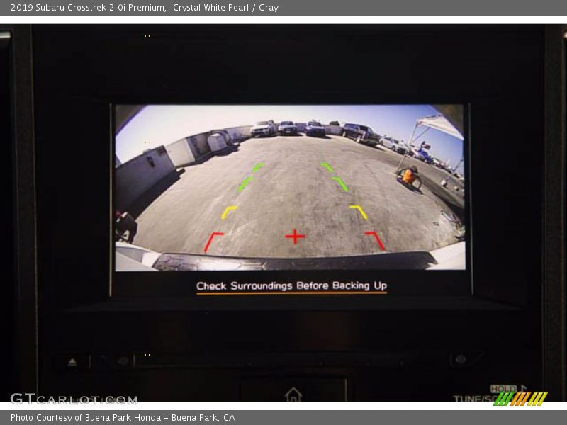 Crystal White Pearl / Gray 2019 Subaru Crosstrek 2.0i Premium